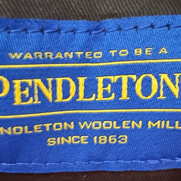 PENDLETON Virgin Wool and Leather Leaf Print Large Bag - Picture 8 of 8